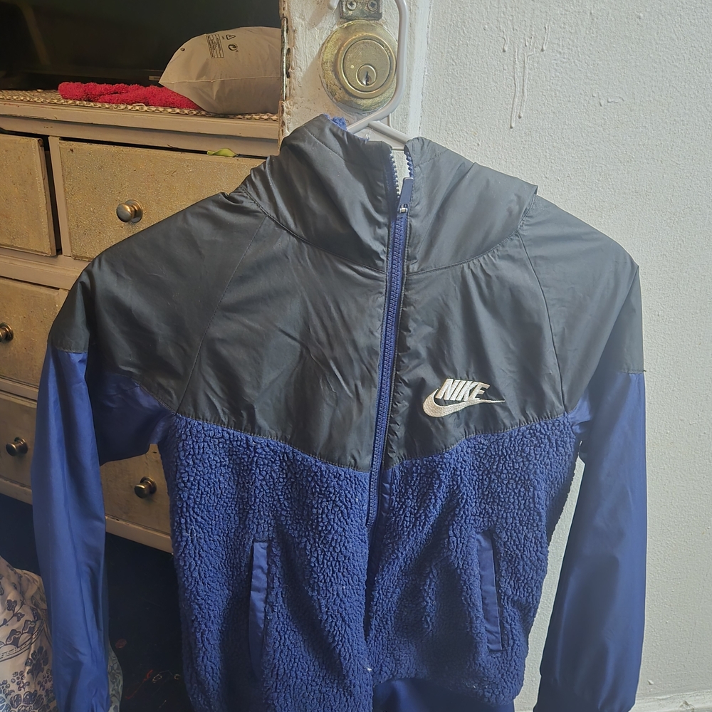 Nike Black and Blue Jacket